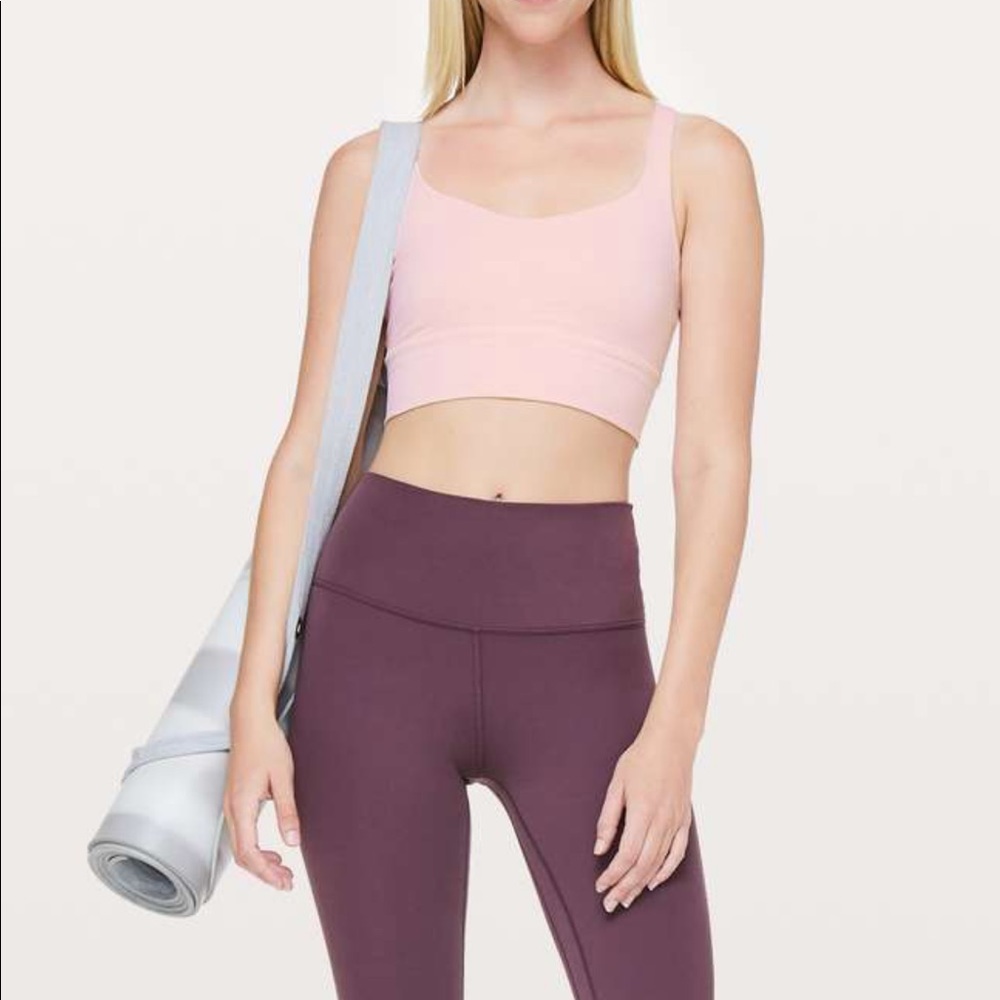 Lululemon Free To Be Bra - Long Line Dusty Pink
